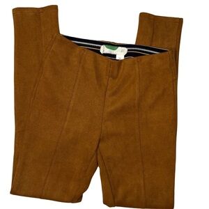 Anthropologie Brown Faux Suede Leggings Size 27
